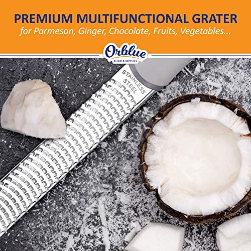 Orblue Premium Apple Corer Tool & Lemon Zester Bundle