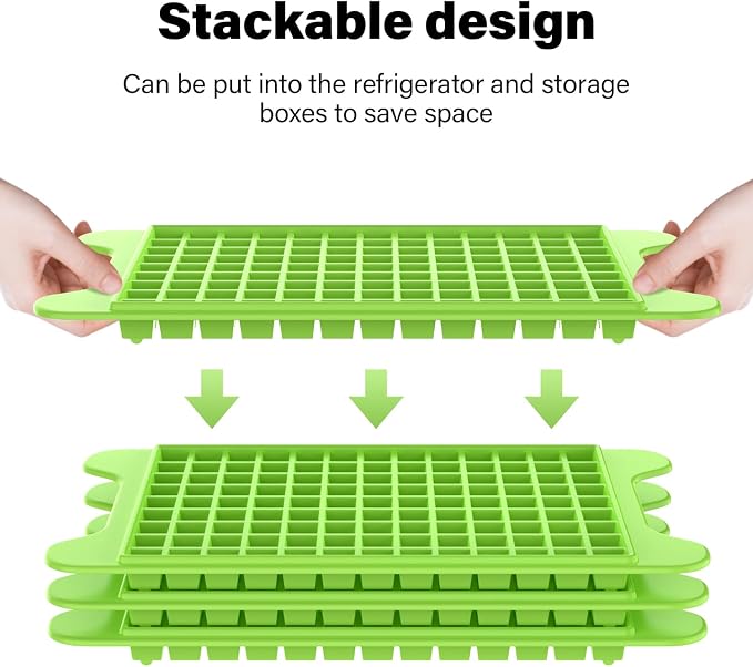 Mini Ice Cube Tray for Freezer: FDDBI Small Ice Trays for Freezer - Image 2
