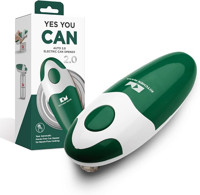 Kitchen Mama Auto 2.0 Electric Can Opener: Blade Opens Almost Any Can Pop or by KitchenMama