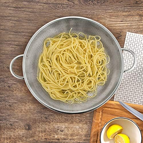 P&P CHEF Colander Set of 3, 1/3/5 Qt, Stainless Steel Colanders