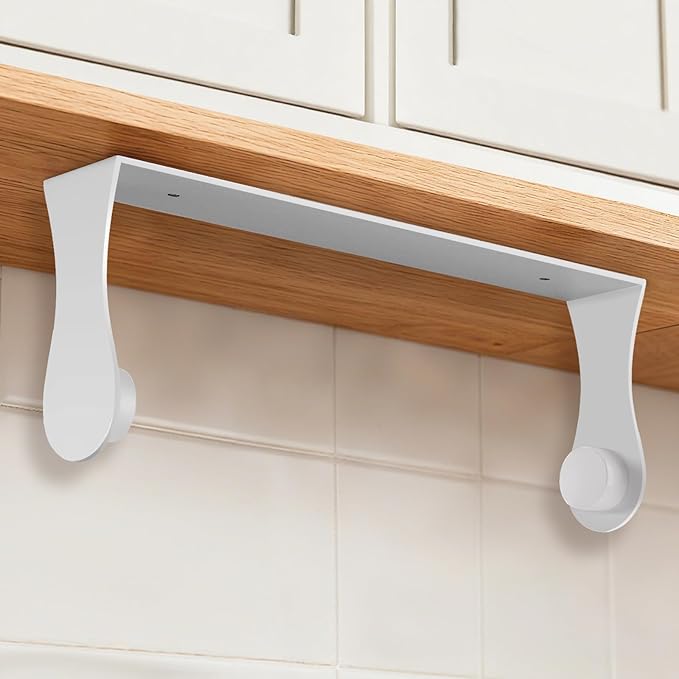 Paper Towel Holder Under Cabinet, Adhesive & Wall Mount, Under Counter Paper by Smipam