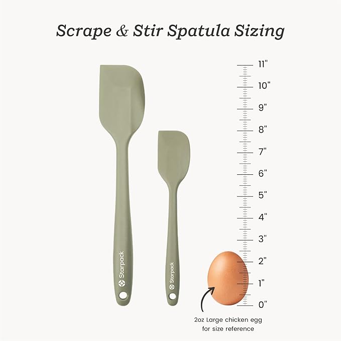 Starpack 'Scrape & Stir' Silicone Spatula Set - Image 4
