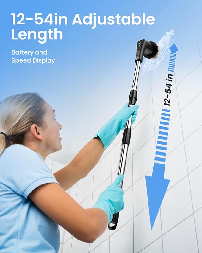 Leebein Electric Spin Scrubber, Cordless Cleaning Brush - Image 4