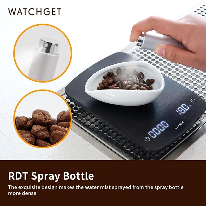 watchget Coffee Bean Dosing Cup & Static Reduction Spray Bottle Kit - Image 5