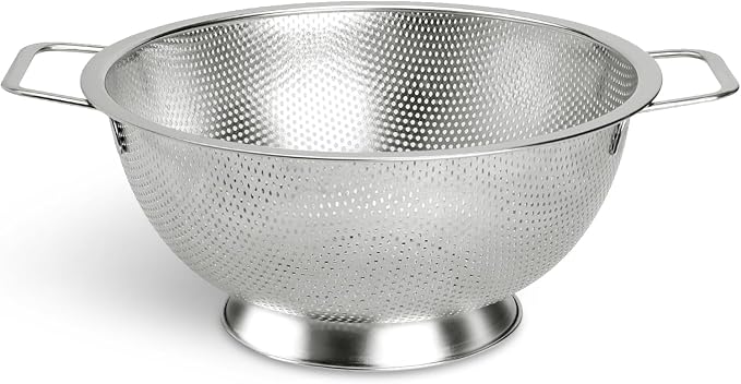 Kaishun Colander Stainless Steel 3-Quart, Kitchen Strainer by Kaishun