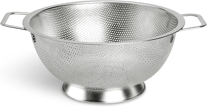 Kaishun Colander Stainless Steel 5-Quart, Kitchen Strainer by Kaishun