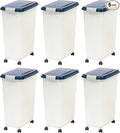 IRIS USA Airtight Dog Food Storage Container, Attachable Wheels, by IRISUSA