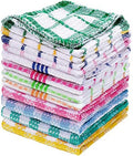 Patelai 12 Pcs Kitchen Dish Cloths Washing, Color, 14x14 Inch,12x12