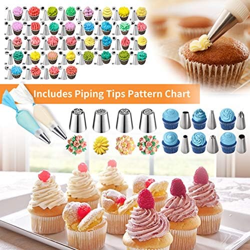 Cake Decorating Tools Supplies Kit: 236pcs Baking Accessories with