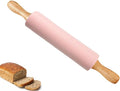 Silicone Rolling Pin for Baking, 15inch Pastry Dough Roller by Fymlhomi