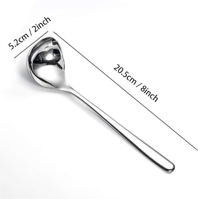 IMEEA 8-Inch Stainless Steel Sauce Ladle - Image 5