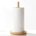 WORHE Bamboo Paper Towel Holder Countertop 1 Pack Thick Sturdy Base, Standing by WORHE