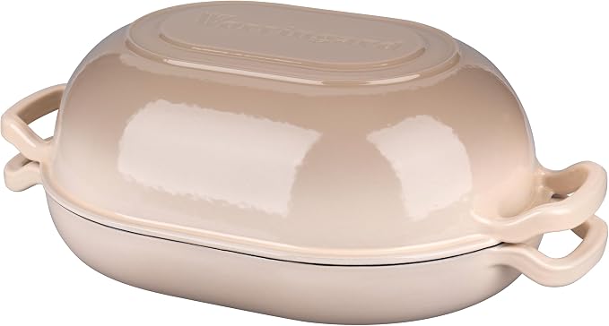 VORRINGARD Enameled Cast Iron Sourdough Bread Oven, Dutch Oven, Loaf Cast Iron - Image 8