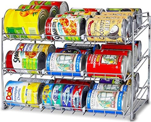 SimpleHouseware Beverage Can Dispenser Rack + Stackable Can Rack
