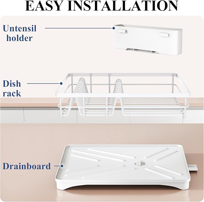 SNTD Dish Drying Rack for Kitchen Counter - Image 6