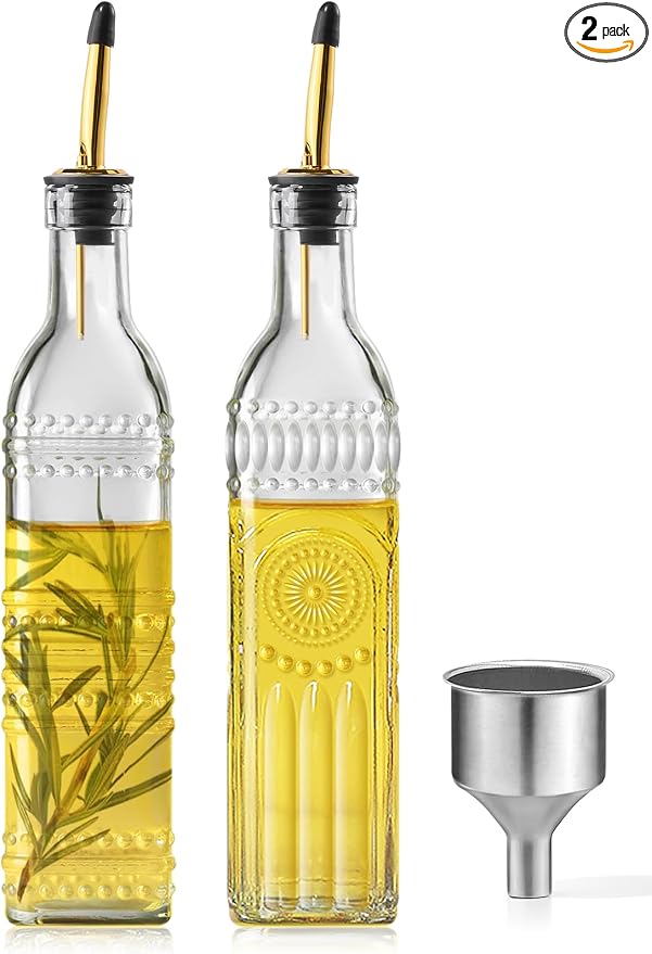 2 Pcs Olive Oil Dispenser Bottle by Ruiao