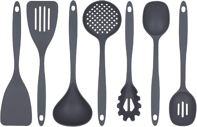 Glad Cooking Kitchen Utensils Set – 7 Pieces, Nylon Tools by GladTrashFoodStorage