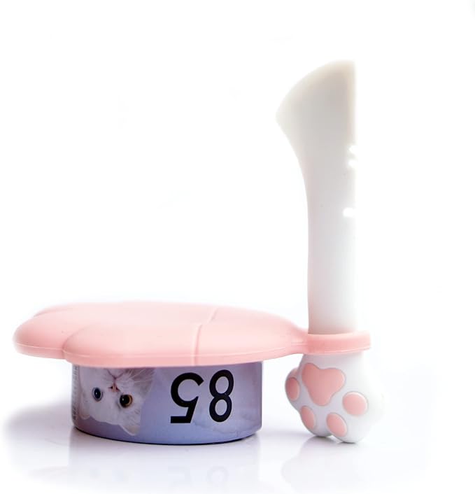 Meow&Woof Cat Food Can Lid and Spoon, BPA Free Cover by TheconnectionbetweenAnimalandusitsMEOWWOOF