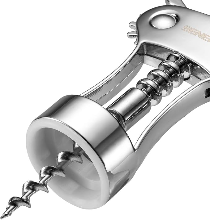 Beneno Wine Opener, Zinc Alloy Premium Wing Corkscrew - Image 5