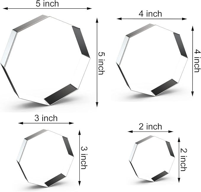 Octagon Cookie Cutter Set for Baking - Image 2
