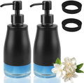 AUMIO Soap Dispenser with Non-Slip Silicone Pad, 2 Pack Kitchen Dish Refillable by AUMIO