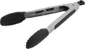 Farberware Silicone-Tipped Locking Kitchen Tongs – Heat Resistant, Nonstick Safe by Farberware