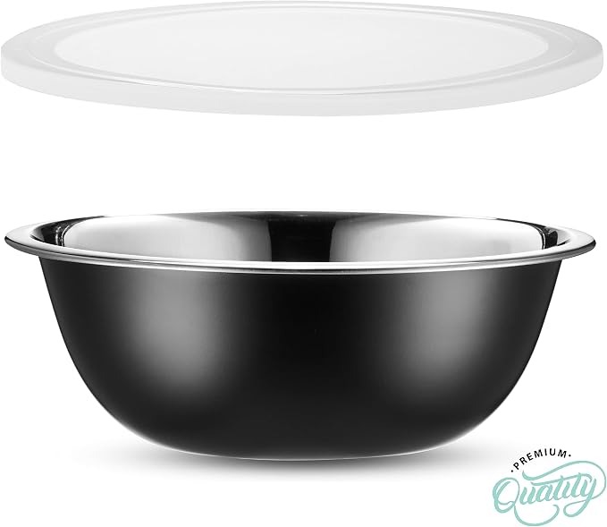 WHYSKO Stainless Steel Mixing Bowl Set, 10 Piece Stainless Steel Mixing Bowls - Image 7
