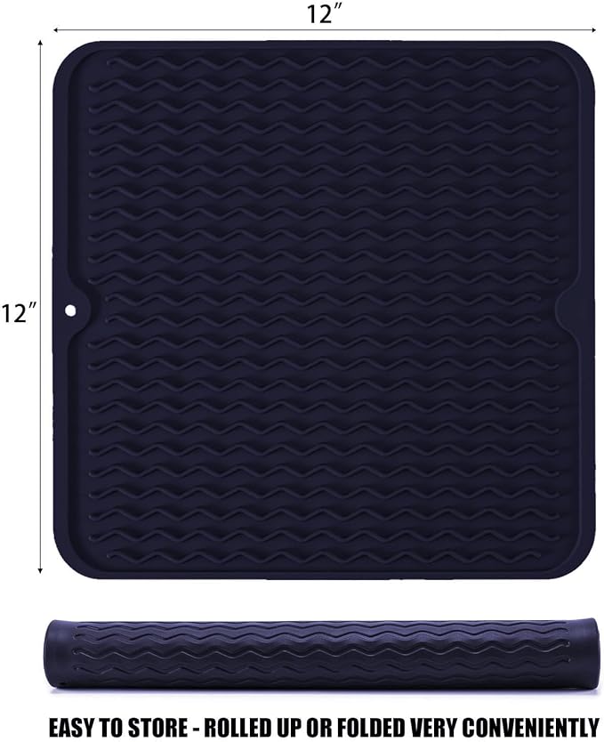 Silicone Dish Drying Mat for Multiple Usage, Easy clean, Eco-friendly, - Image 2