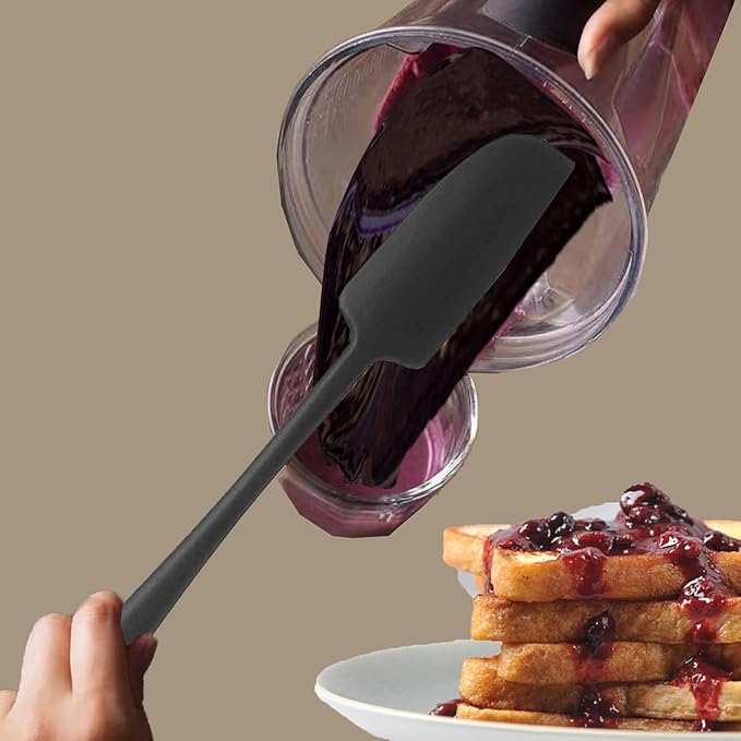 Silicone Jar Spatula, Small Rubber Scraper, Spatulas Silicone Heat Resistant - Image 6