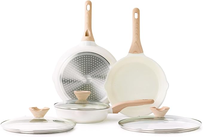 Kordisen Ceramic Nonstick Frying Pan Skillet Set by Kordisen