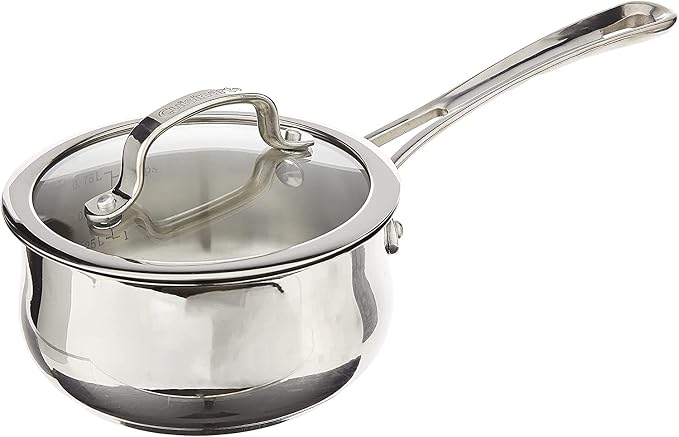 Cuisinart 419-14 Contour Stainless 1-Quart Saucepan by Cuisinart
