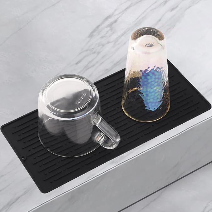 GeeRic Dish Drying Mats, Heat-resistant Silicone Mat by GeeRic