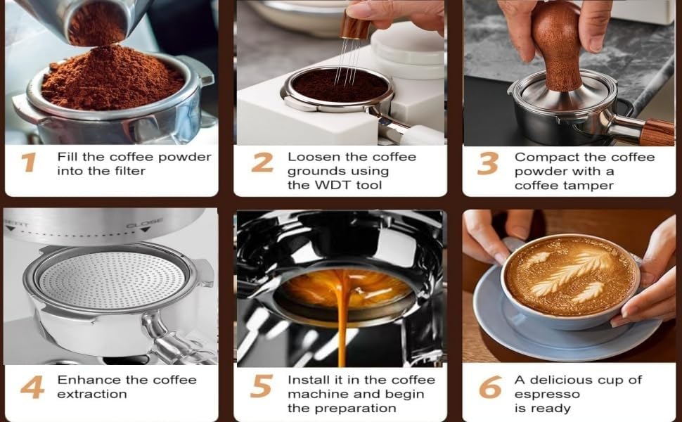 58.5mm,24PCS Espresso Accessories Kit