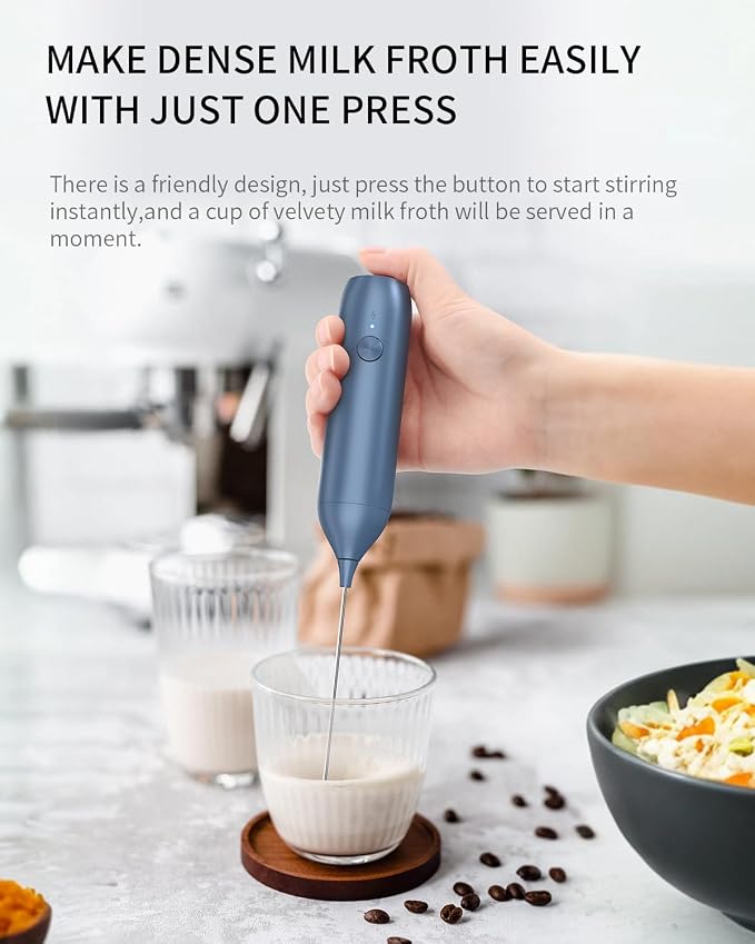CIRCLE JOY Rechargeable Milk Frother Handheld - Image 4