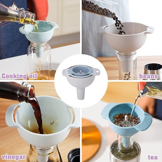 4 in 1 Funnels for Kitchen Use Filling Bottles - Image 5