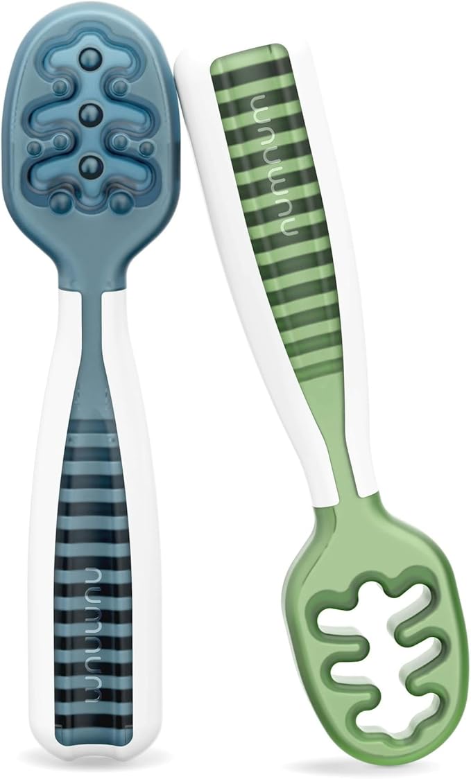 NumNum Baby Spoons Set, Baby Essentials Pre-Spoon GOOtensils by NumNum