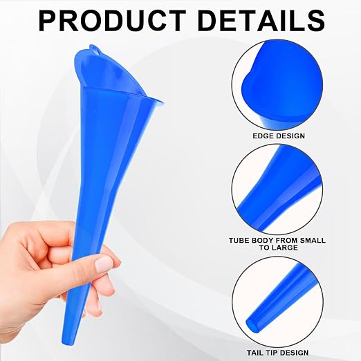 Long-Neck Oil Funnel for Automotive – Multi-Function Plastic Funnel for Oil - Image 3