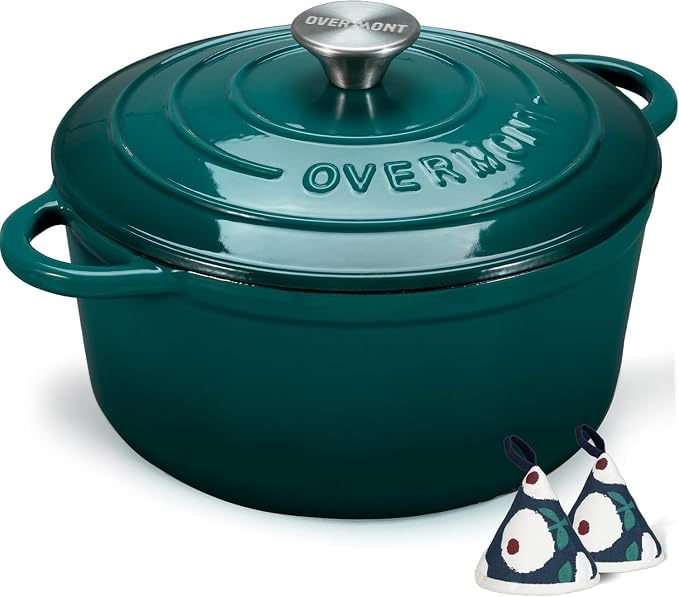 Overmont Enameled Cast Iron Dutch Oven - Image 8