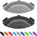 Clip on Kitchen Food Strainer for Spaghetti, Vegetables. Silicone Kitchen Food by Qiunizadila