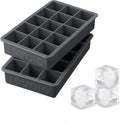 Tovolo Silicone Ice Cube Tray Charcoal Gray Pack of 2 BPA Free Ice Tray Mold by Tovolo