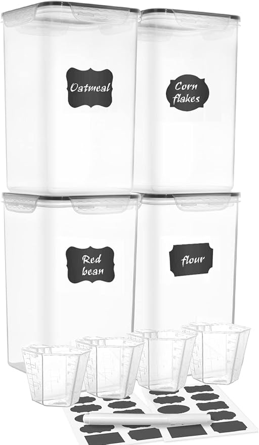 M MCIRCO Extra Large 7qt / 6.5L/220oz Tall Food Storage Containers, WIDE & DEEP - Image 2