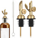 2 PCS Weighted Stainless Steel Bottle Pourers, Olive Oil Dispenser Spout by Unknown