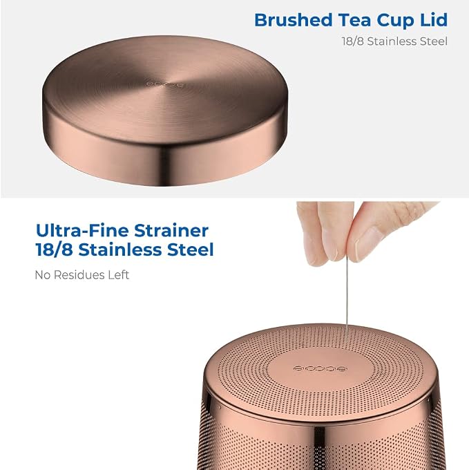 ecooe Tea Infuser Mug 16.9oz Glass Tea Cup - Image 3