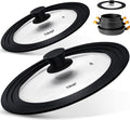 Ydeapi Universal Lids for Pots, Pans & Skillets by Ydeapi