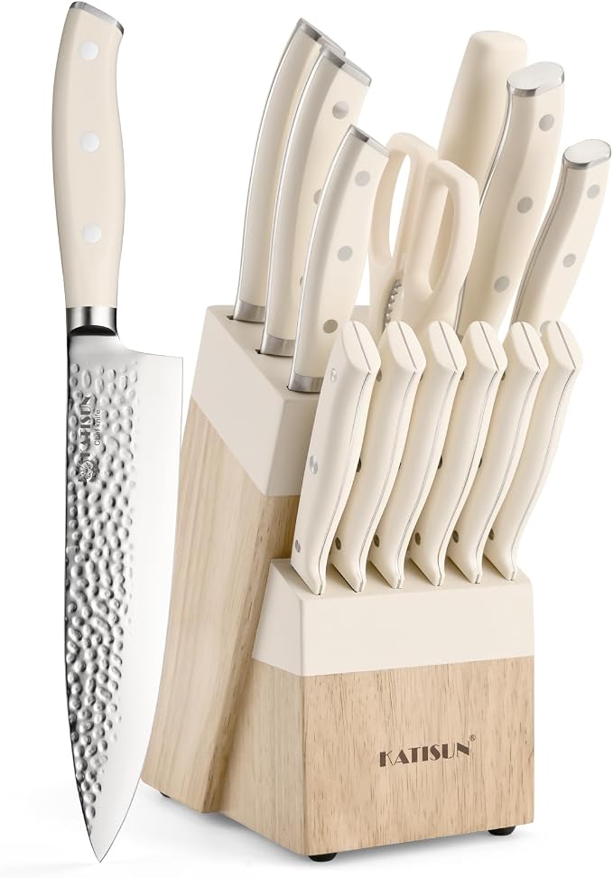 Kitchen Knife Set, 14-Piece Knife Set by KATISUN