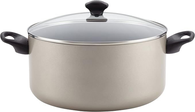 Farberware Promotional Cookware Aluminum Nonstick Covered Stockpot, 10.5-Quart by Farberware