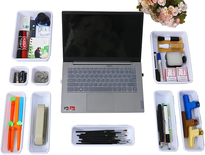 Kutesna 15 PCS Interlocking Desk Drawer Organizer Separator - Image 7