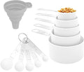 Measuring Cups and Spoons Set of Huygens Kitchen Gadgets 10 Pieces, Stackable by Huygens