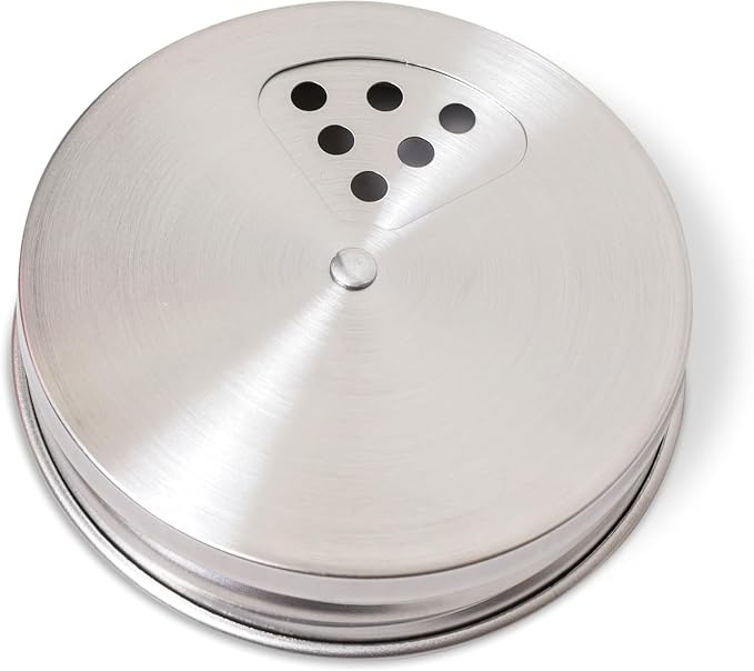 Mason Jar Spice Shaker Lids Stainless Steel – 4 Pack Adjustable Spice Lids - Image 7