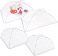 JULBEAR 4 Pcs Large and Tall Mesh Food Cover Tent Umbrella Food Screen Covers by JULBEAR